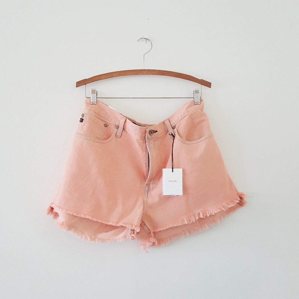 Big Star Washed Denim Shorts